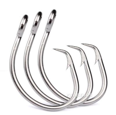 China WEIHE DWH105 Saltwater Fishhook Circle Hook 11/0#-16/0# Pattern Stainless Steel High Carbon Steel Fishhook for sale