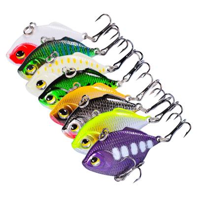 China WeiHe Plastic Plastic VIB Lures Vivid 8.5g Vibration 4.5cm Spoon Bait Bass Artificial Hard Bait Cicada VIB Lure Groundbait for sale