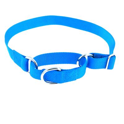 China Bestselling Wholesale DETACHED Martingale Slip Resistant Amazon Dog Collar Nylon Dog Training For Dogs COLLARS D-Clip/Plastic Buckle 25mm for sale