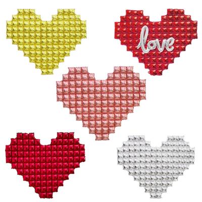 China 55 inch square heart wall aluminum foil balloon wedding self-closing birthday party decorate background wall balloon for sale