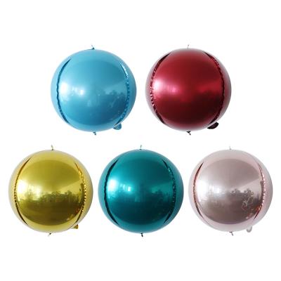 China Wholesale Advertising Toy 10 Inch 4D Foil Balloon Multicolor Optional Helium Birthday Party Wedding Decorative Floating Balloon for sale