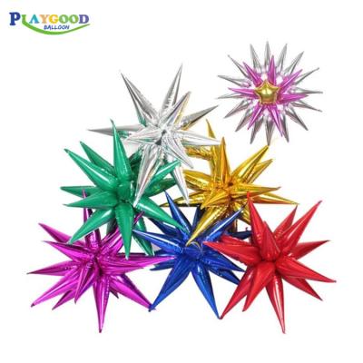 China Promotional Solid Toy Custom Party Decorations Balloon Explosion Decorations Star Balloon Small Water Droplets Foil Balloons for sale