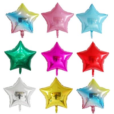 China Foil Factory Direct Birthday Balloons Party Decorations Star Aluminum Foil Balloon 18inch for sale