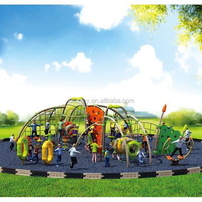 China Backyard Climbing Net Playground 3+ Kids Ware Outdoor Rope Course for sale