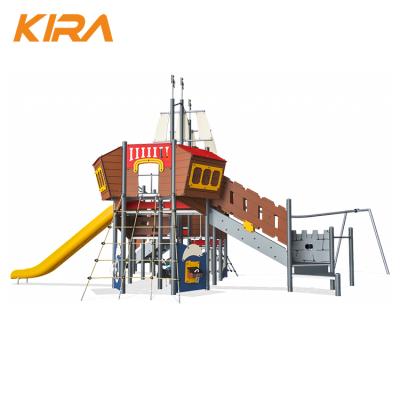 China Factory price 3+ playground equipment kids pirate ship playground for sale for sale