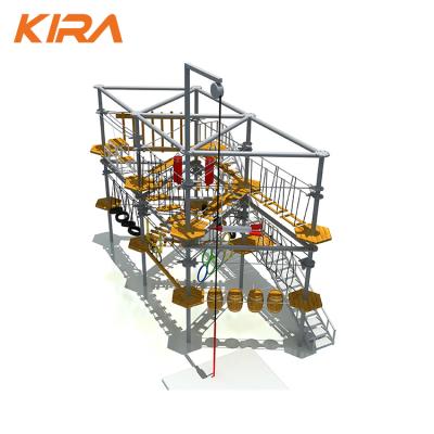 China China 3+ Giant Rope Course Outdoor Military Obstacle Course Equipment for sale