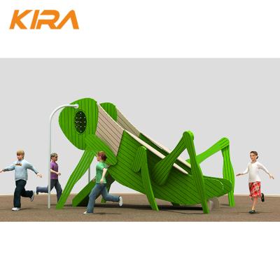 China Large Grasshopper 3+ Commercial Oriented Wooden Outdoor Playground For Sale for sale