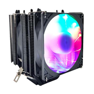 China SNOWMAN CPU Cooler RGB 6 Heat Pipes Cooler PC Cooler PWM Computer Fan Quiet Intel LGA 1700 1200 Processor 115X AMD AM5 AM4 CPU Fan for sale