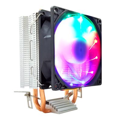 China Support RGB 1200 1150 1151 1155 AMD AM4 Quiet CPU Fans SNOWMAN 2 CPU Cooler PWM 3 Pin 90mm RGB PC Radiator Intel LGA 1700 for sale