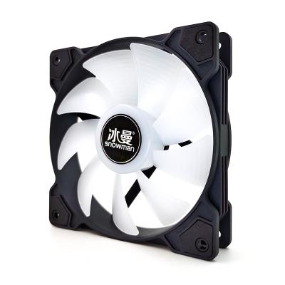 China Installation and replacement of 120mm chassis fan. Quiet SNOWMAN 4 Pin PWM 120mm PC Case Fan 12CM Fan Computer CPU Cooler 12V DC Quiet Adjust Speed ​​Heatsink Fans for sale