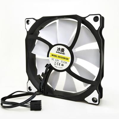 China 120mm Chassis Fan Installation Or Pwm 4 Pin Cpu Cooling Rgb Quiet Snowman Cooler Fan 120Mm DC 12V DC 12V Replacement Heatsink Fan Snowman Adjust Speed ​​PC Case Fan RGB for sale