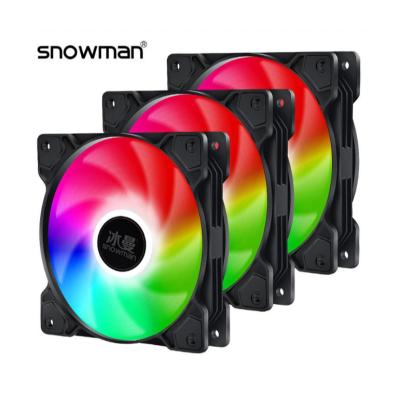 China 120mm Chassis Fan Installation Or Radiator Fan 4 Pin Rgb 120Mm Timing Argb 12V Quiet Silent 12Cm DC Replacement Adjust Speed ​​PC Ventilation Fan On PC Host Waterproof for sale