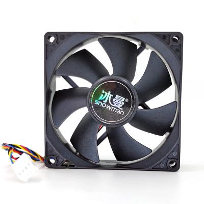 China Suitable For 90mm 90Mm 4 Pin Pwm Fan 92Mm Dc12V Chassis Fan Installation Snowman Adjust PC Case Fan Cooler Air Cooler Fan PC for sale