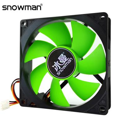 China SNOWMAN 90mm Computer Case Spindle 92mm Computer Case Quiet Fan 9CM Fan 3 CPU PC Cooler Cooling Fans With 12V DC Chassis Heatsink for sale