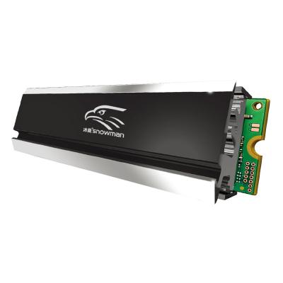 China 2280 M2 NGFF PCI-E NVME Cooler Hard Drive SNOWMAN M.2 Solid State Disk Heatsink Radiato Aluminum Double Sided Cooling Solid State Hard Disk Drive for sale