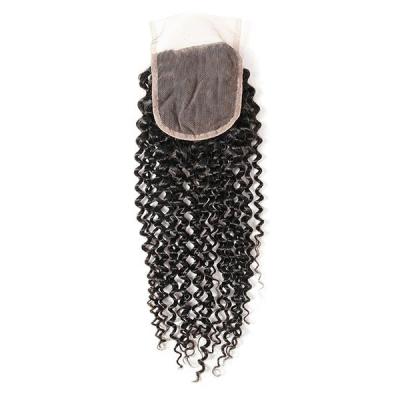 China RUBYGAGA Kinky Curly Curly Weave Hair Bundles With Lace Closure Brazilian 100% Brazilian Curly Hair Weave Hair Bundles for sale