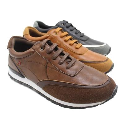 China Wholesale High Quality Fashion Trend China PU And Suede Uppers Mens Jogging Trainers Male Running Shoes for sale