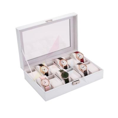 China Guangdong Handmade Watch Boxes Cases Packaging Custom 12 Slots Watch Box for sale