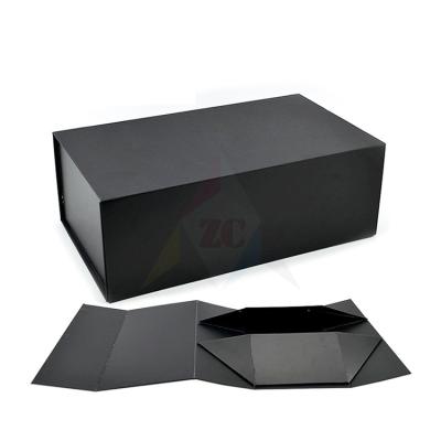 China Handmade Wholesale Custom Large Collapsible Magnetic 14x9 Gift Box for sale