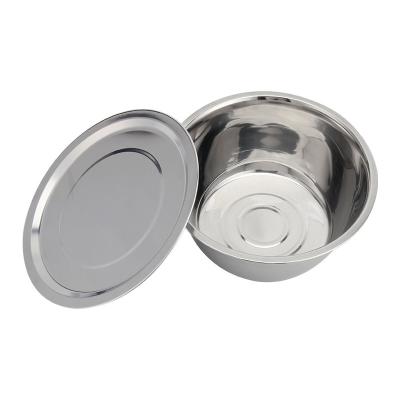 China Sustainable Serving Bowl Stainless Steel Hand Washing Bowl With Lid for sale