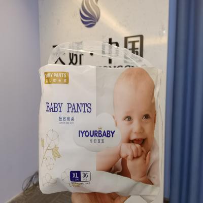 China Factory Hot Selling Fraldas Baby Printed Disposable Diapers for sale