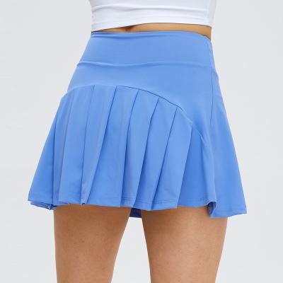 China High Quality Customized Logo Breathable Pleated Golf Tennis Latest Design Breathable Women's Skirts for sale