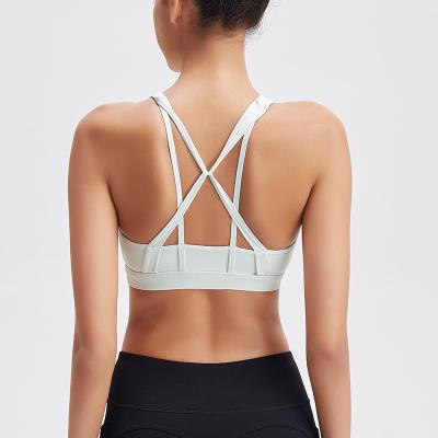 China Custom Logo High Quality Yoga Bra Breathable Fast Delivery Women's Tops Fitness Sports Wear Women Sports Bra for sale