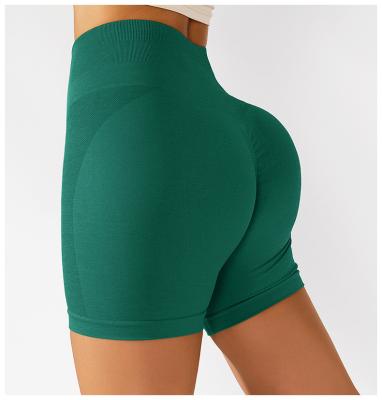 China Flex Compression High Waist Power Energy Wear Fitness Woman Running Shorts Quick Crac! crack! booty breathable dry gym for sale