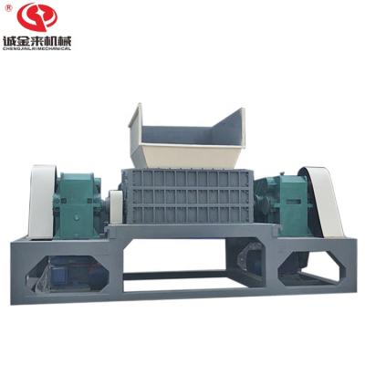 China High Capacity Industrial Plastic Shredder Waste Plastic And Wood Bottle Two Shaft Crushing And Recycling Waste Plastic Shredder for sale