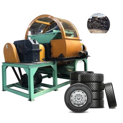 China Industrial Double Shaft Rubber Tire Shredder Double Shaft Rubber Tire Shredder Crushing And Recycling Crusher for sale