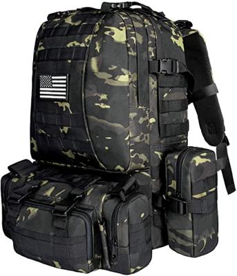 China Outdoor Mounted Army Rucksack Military Tactical Backpacks Waterproof 3 Day Assault Pack Combat Molle Rucksack Pouch Bug Out Bag for sale