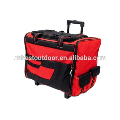 China Trolley Tool Bag For 18-Inch Large Capacity Wholesale Tool Bag Trolley Cheap DIY Tool Kit Tool Bag With Wheels for sale