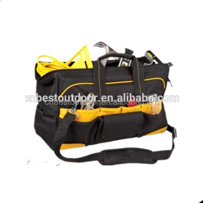 China Tool Bags Factory Price Polyester Durable Electrician Heavy Duty Backpack Cheap OEM Small MOQ ODM Tool Bag With Water Resistant Fabric for sale