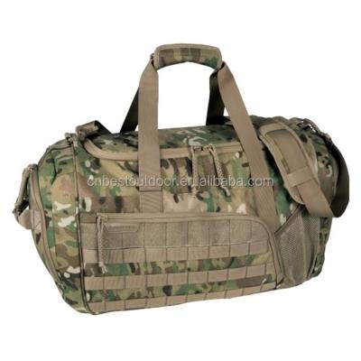 China Hot Selling Wear Resistant Tactical Sports Gym Handbags Duffel Bag With Shoe Compartment Made Of 1000 Denier Cordura Nylon for sale