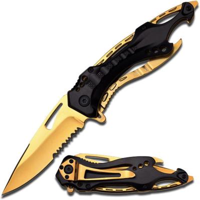 China Easy Carry Survival Tactical Folding Pocket Custom Logo Outdoor Camping Hunting Gerber Knife for sale