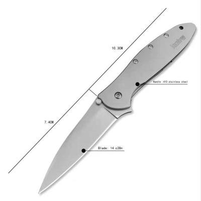 China 1660 Carry Wholesale Kershaw Leek 14C28N Stainless Steel Easy Blade Outdoor Camping Survival Hunting Hunting Folding Pocket Knife for sale