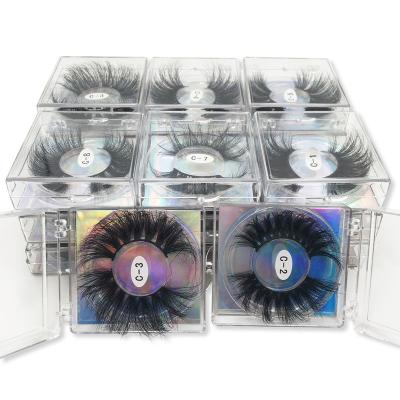 China Cruelty Free Lashes Fluffy Eyelashes With Mink Lash Storage Boxes Natural Dramatic Mink Lashes Vendor for sale