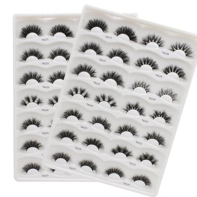 China New Arrival Luxury Lashes Fluffy Eye Lashes With Box OEM Customized 25mm Mink Lashes for sale