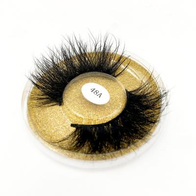 China Hot Selling Factory Price Fluffy Fluffy Styles Long Mink Eye Lashes Dramatic Supplier for sale