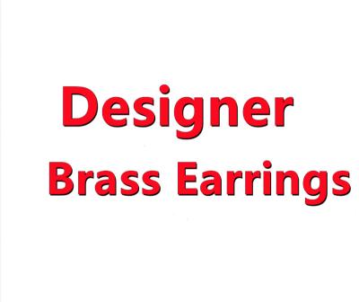 China [CLASSIC Promotion Designer Brass Letter Logo Earrings Stud S925 Silver Needle] For Women for sale