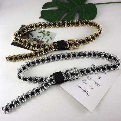 China Modern Fashion Chain Belt Dress Decoration Waist Chain For Women for sale