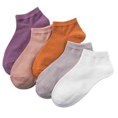 China Wholesale Antibacterial Bamboo Fiber Socks Women Socks Low Cut Low Cut Socks Women for sale