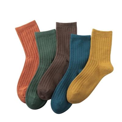 China Custom Color Cotton Antibacterial Hot Selling Comfortable Pure Socks for sale