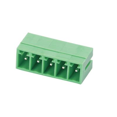 China 90 degree 3.5mm 3.81mm pluggable xinya terminal block wanjie connectors XY2500RG-3.5 for sale