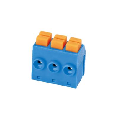 China pcb terminal block 5.0mm screwless spring connectors XY115A manufacturer for sale