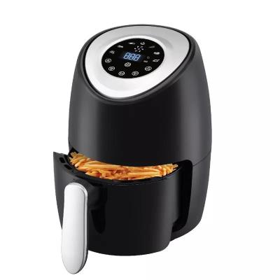 China Hotel Best Selling Black Air Fryer Electric Power 2L 1000W Air Fryer for sale