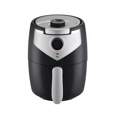 China Wholesale Hotel New Design Black Air Fryer Electric Power Air Fryer With Mechanical Knob for sale