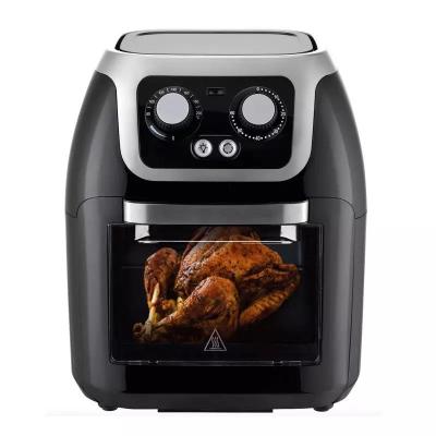 China Hotel Factory Air Fryer New 2022 Black Electric Power 9L Sight Glass Air Fryer for sale