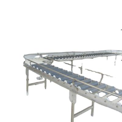 China Farms Crates Rolling Conveyor Poultry Equipment For Broiler for sale