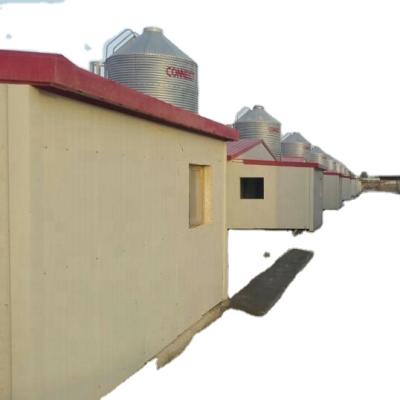 China Feeder Animal Feed Silo For Chicken House Shed Equipment / Poultry Farm Feeding Line Main Feeding System for sale